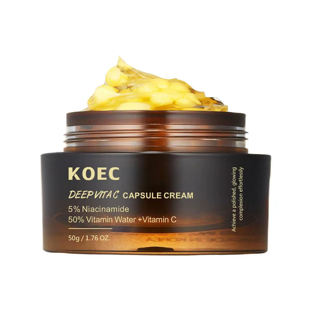 KOEC Anti-Wrinkle Face Cream with Polypeptide Collagen for Moisturizing, Tightening, and Soothing Hydration