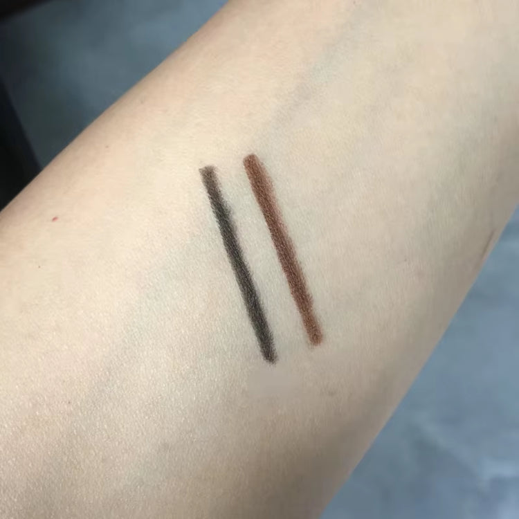 3-Piece Set of Waterproof Retractable Eyeliner Pencils in Black and Brown for Women