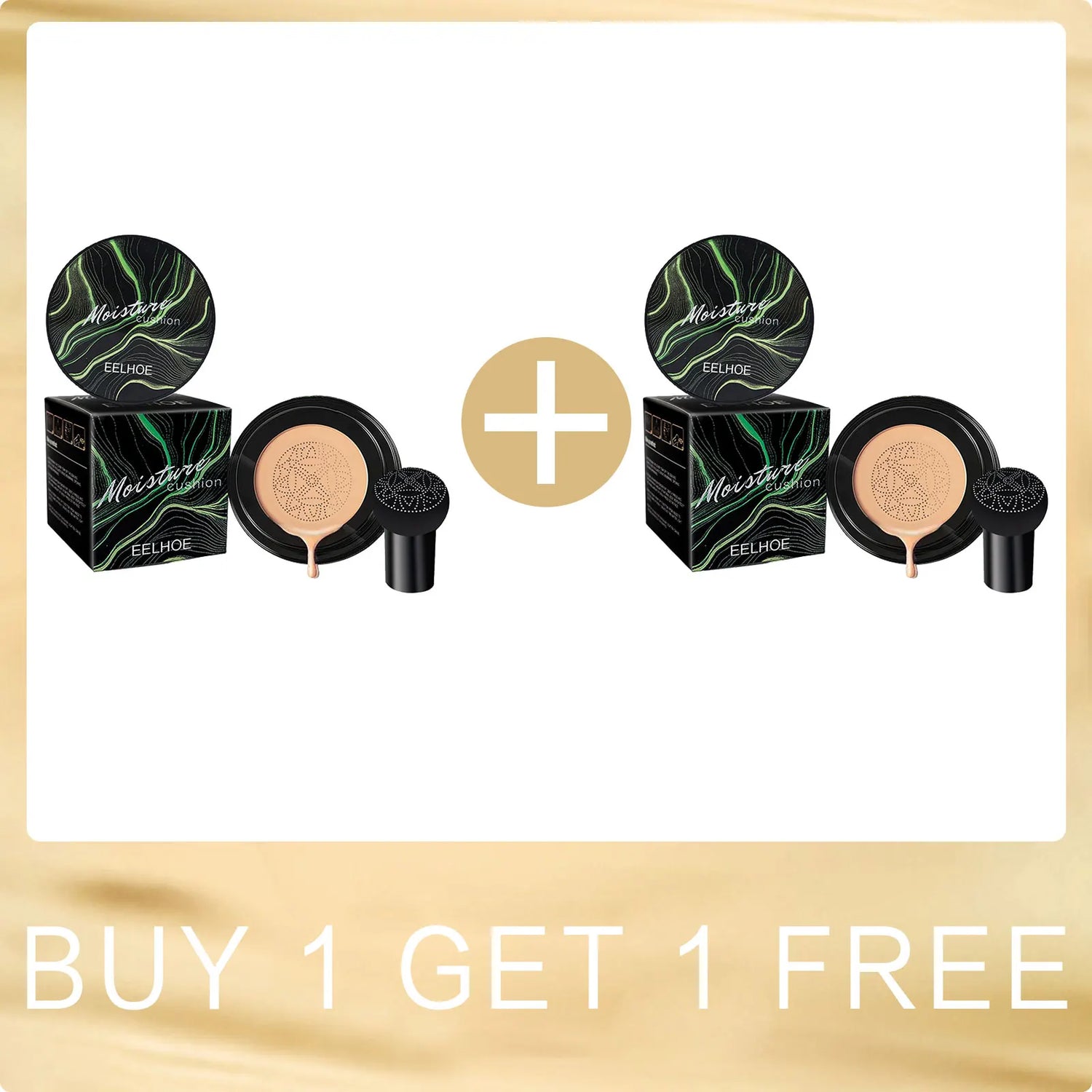 Professional Mushroom Air Cushion CC Cream - Waterproof Brightening Foundation with Concealing Properties