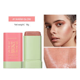Professional Bronzer and Highlighter Stick for Contouring and Blushing - Peach Shade, Korean Cosmetic Powder