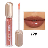 Glitter Pearlescent Moisturizing Lip Gloss - Long-Lasting, Non-Stick, Shimmering Red  for Women