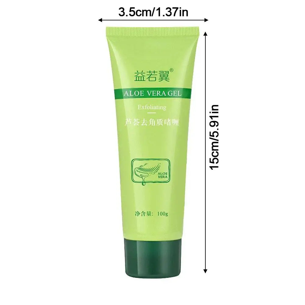 100G Deep Cleansing Exfoliating Aloe Vera Gel Scrub for Blackhead Removal, Moisturizing, and Pore Minimization