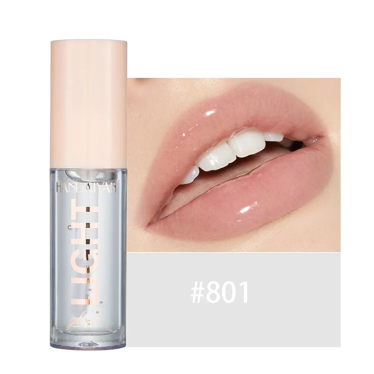 Glitter Pearlescent Moisturizing Lip Gloss - Long-Lasting, Non-Stick, Shimmering Red  for Women