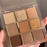 - Butter Orange and Brown Shades with Pearly, Matte, and Glitter Finishes for Long-Lasting Eye Makeup