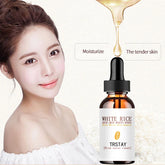 White Rice Whitening Serum and Moisturizing Cream for Pore Reduction, Brightening, Anti-Wrinkle, and Anti-Aging Skin Care Essence