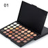 40-Color Matte Eyeshadow Palette - Earth Tone Collection with Glitter, Waterproof Formula, Long-Lasting Wear, Includes Eyeshadow Brush