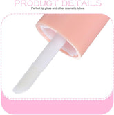 Elevate Your Beauty Routine with 8Pcs Refillable Pink Lip Gloss Tubes - Perfect for DIY Cosmetics and On-the-Go Glam!