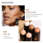 Full Coverage Concealer and Foundation Stick for Blemish and Dark Circle Correction - Face Makeup Primer Pen