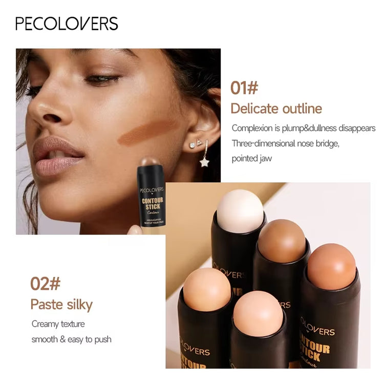 Full Coverage Concealer and Foundation Stick for Blemish and Dark Circle Correction - Face Makeup Primer Pen