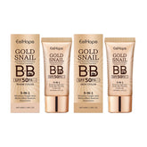 Gold Snail BB Cream SPF 50 - Moisturizing Sunscreen Makeup with Long-Lasting Concealing Properties