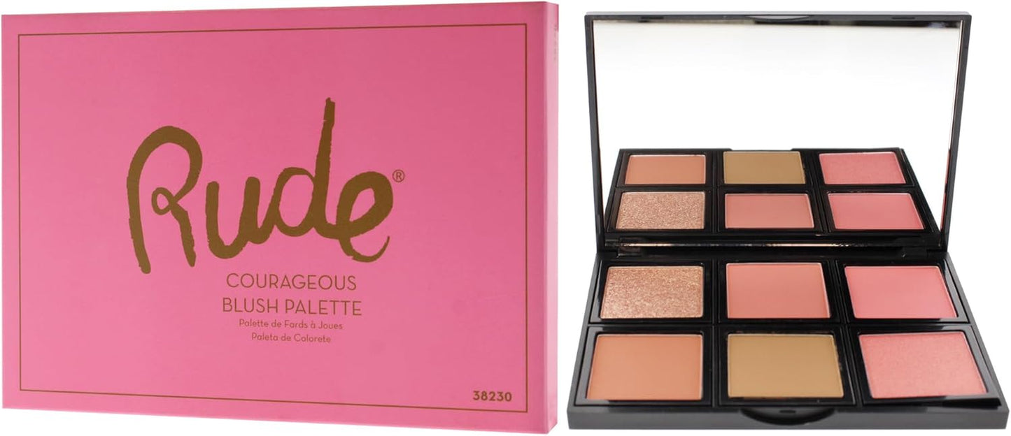 Cosmetics Blush Palette - Courageous Blush Women 0.634 Oz