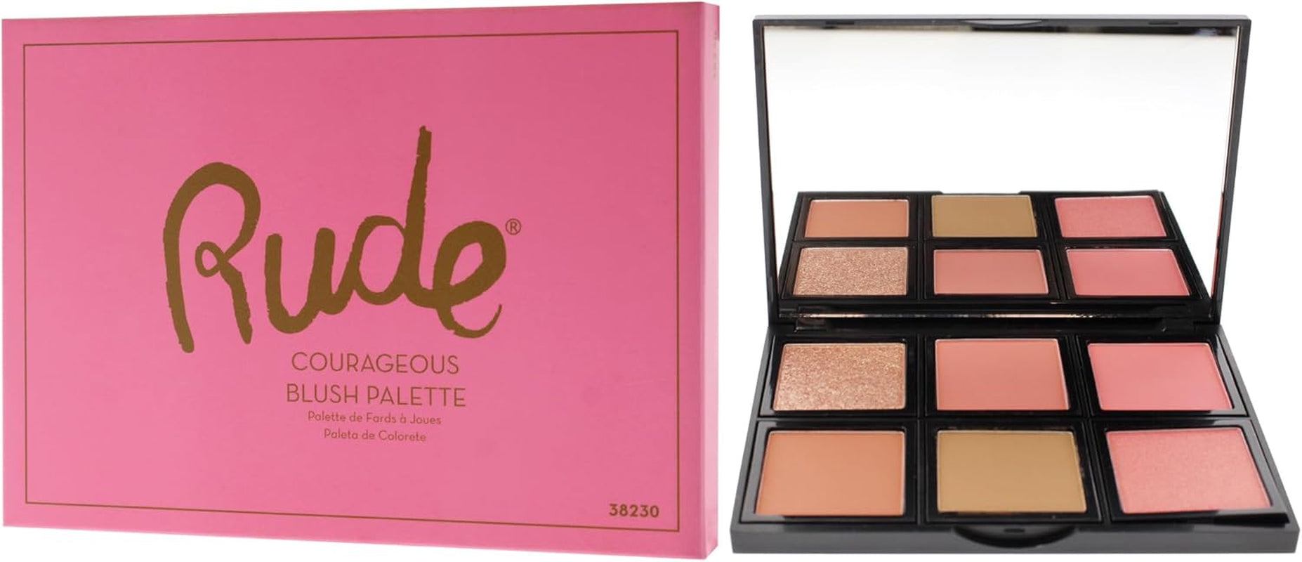 Cosmetics Blush Palette - Courageous Blush Women 0.634 Oz