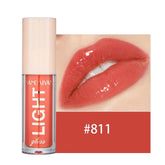 Glitter Pearlescent Moisturizing Lip Gloss - Long-Lasting, Non-Stick, Shimmering Red  for Women