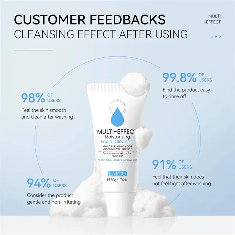Deep Cleansing Facial Foam for Dark Spot Removal, Acne Mark Treatment, Pore Refinement, Blackhead Control, and Oil Regulation