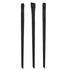 3-Piece Set of Precision Eyeliner and Eyebrow Brushes for Contouring and Makeup Application