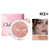 Pearly Blush Marble Pattern Face Makeup - Long-Lasting Brightening Blush and Highlight with High Pigment Contour