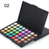 40-Color Matte Eyeshadow Palette - Earth Tone Collection with Glitter, Waterproof Formula, Long-Lasting Wear, Includes Eyeshadow Brush