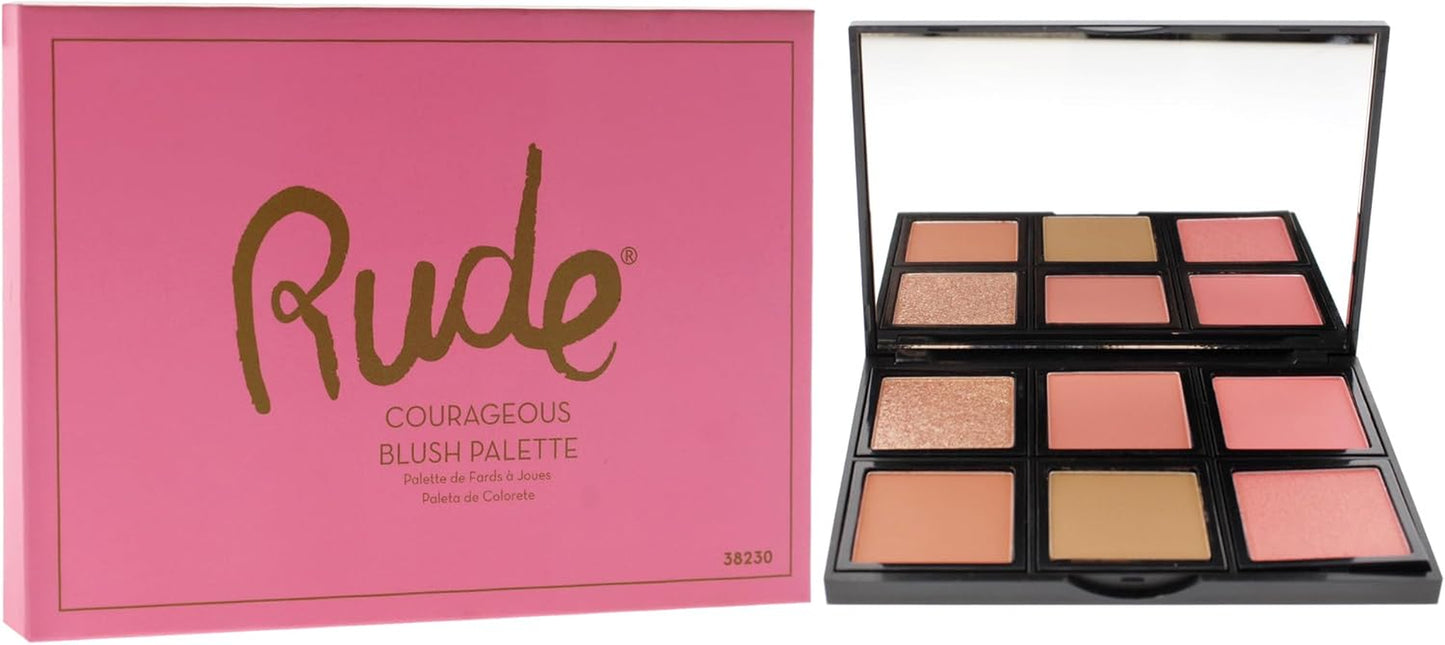 Cosmetics Blush Palette - Courageous Blush Women 0.634 Oz