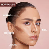 Long-Wear Contour Stick - Lightweight Cream for Sculpting, Concealing, and Bronzing
