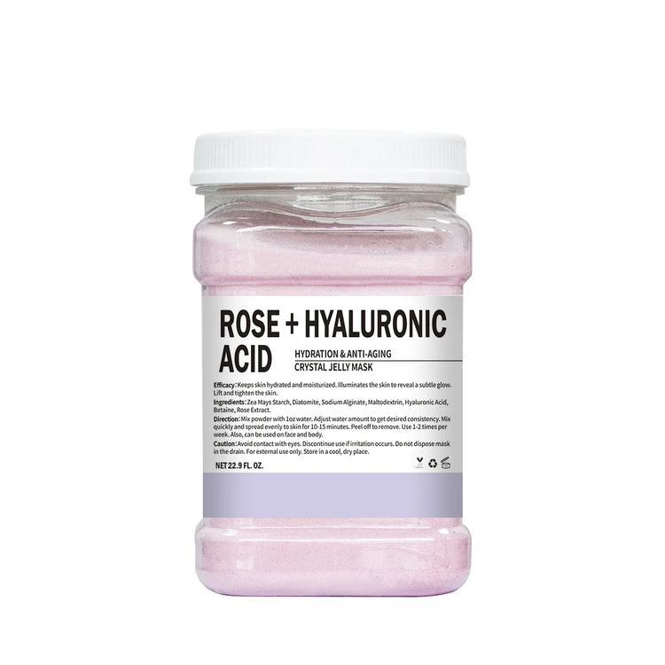 650G Enzyme Crystal Facial Mask Powder - Moisturizing Carrot and Rose Petal Jelly Face Care for Dropshipping