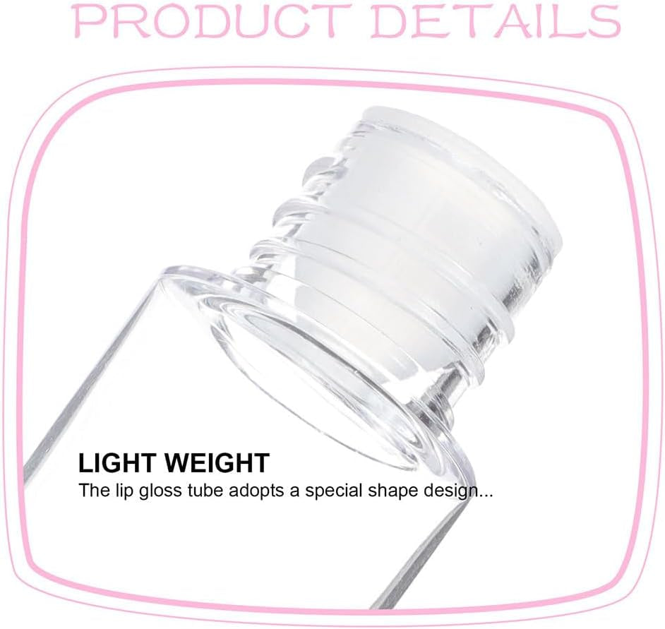 Elevate Your Beauty Routine with 8Pcs Refillable Pink Lip Gloss Tubes - Perfect for DIY Cosmetics and On-the-Go Glam!