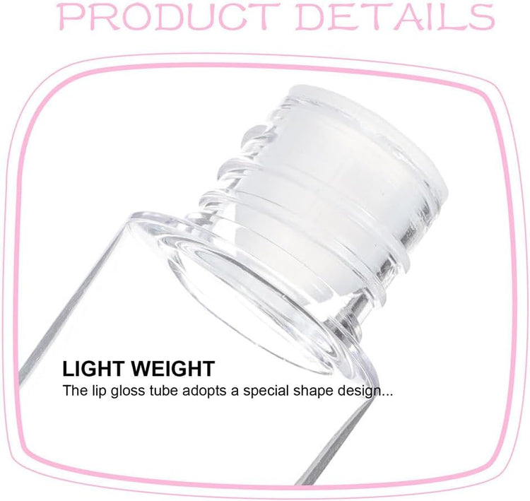 Elevate Your Beauty Routine with 8Pcs Refillable Pink Lip Gloss Tubes - Perfect for DIY Cosmetics and On-the-Go Glam!