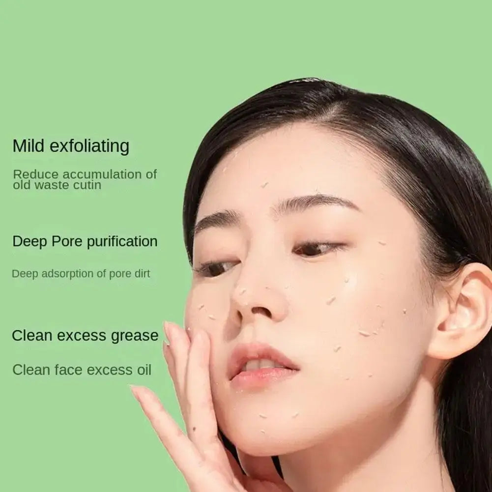 100G Deep Cleansing Exfoliating Aloe Vera Gel Scrub for Blackhead Removal, Moisturizing, and Pore Minimization