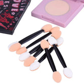 100PCS Dual-Sided Disposable Eyeshadow Brushes - Nylon Makeup Applicator Sets and Kits