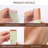 Professional Bronzer and Highlighter Stick for Contouring and Blushing - Peach Shade, Korean Cosmetic Powder