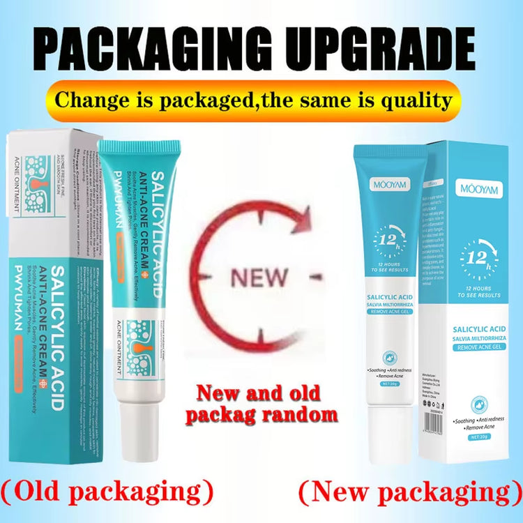 Salicylic Acid Acne Treatment Cream for Pore Cleansing, Redness Reduction, and Moisturizing Skin Care