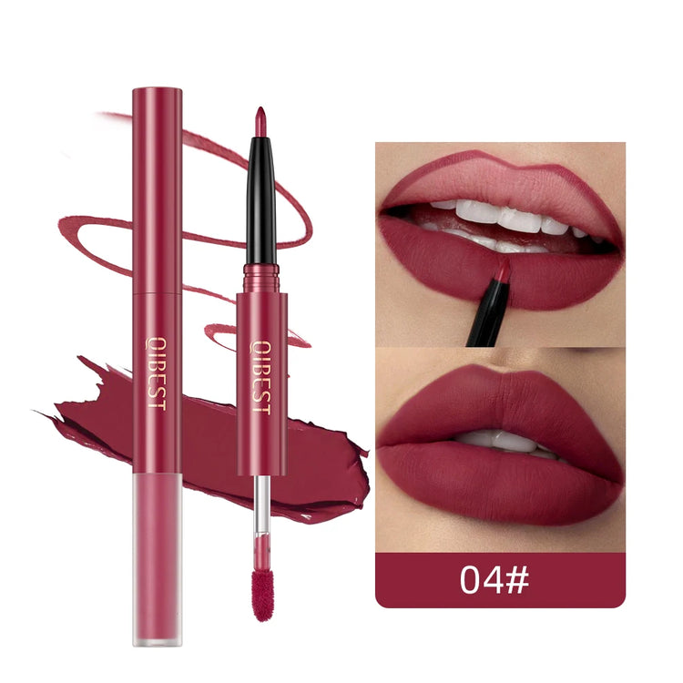 Transform Your Look with Our Double-End Waterproof Lip Gloss and Lipstick Pencil Set – Long Lasting Matte Lip Liner Available in 6 Stunning Colors!