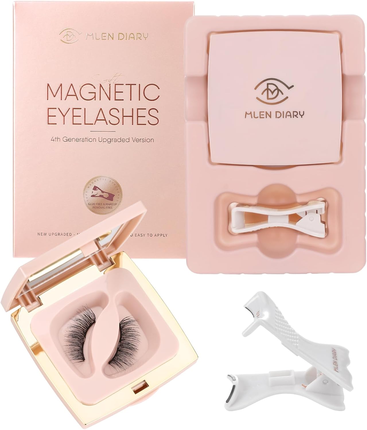 Effortless Beauty: Reusable Magnetic Eyelashes with Applicator for a Natural Look - No Glue, No Eyeliner, Just Stunning Lashes!