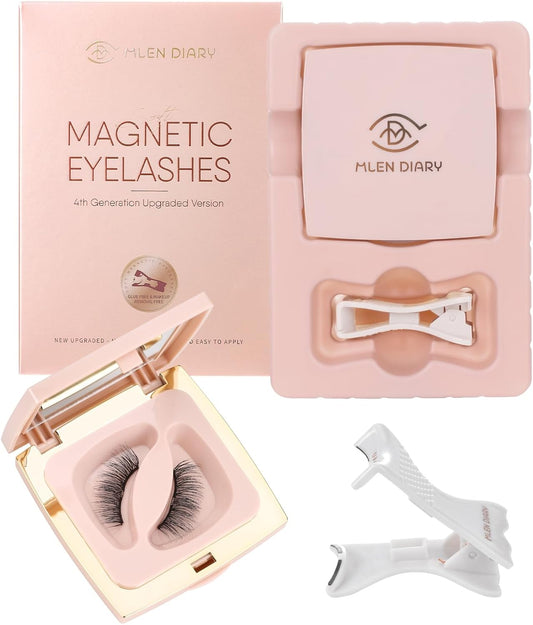 Effortless Beauty: Reusable Magnetic Eyelashes with Applicator for a Natural Look - No Glue, No Eyeliner, Just Stunning Lashes!