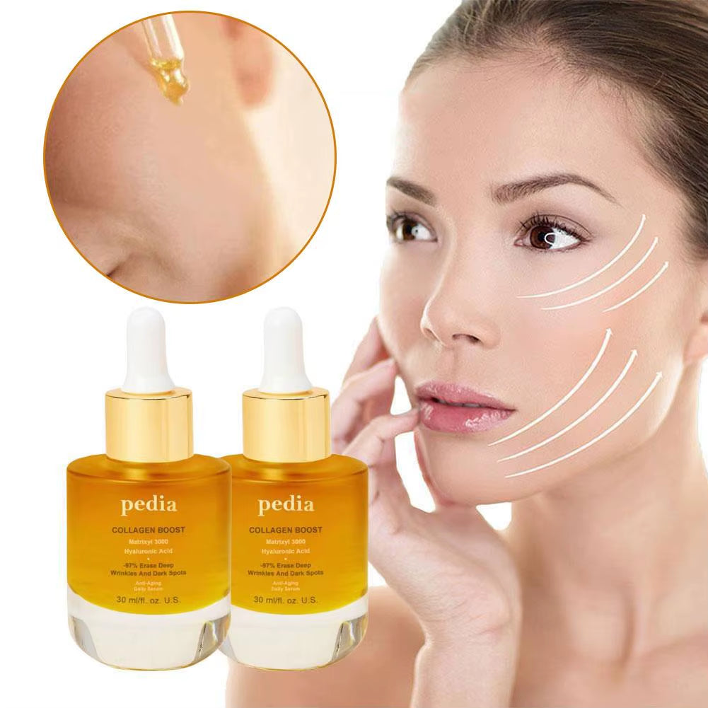 Collagen-Infused Face Serum: Deep Hydration Moisturizer for Enhanced Skin Elasticity and Anti-Aging Benefits