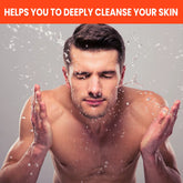 Volcanic Mud Facial Cleanser for Deep Cleansing, Oil Control, and Pore Minimization - 60ml