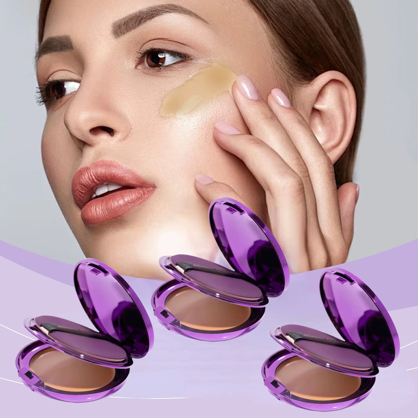 Evanesce Soft Matte Cream Concealer Full Coverage Skin Blemishes and Wrinkles, Tattoos Lasting Waterproof Cushion Foundation