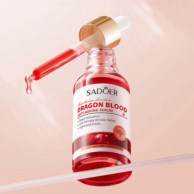 Ganoderma Lucidum Dragon Blood Facial Serum and Moisturizing Emulsion for Refreshing Skin Care
