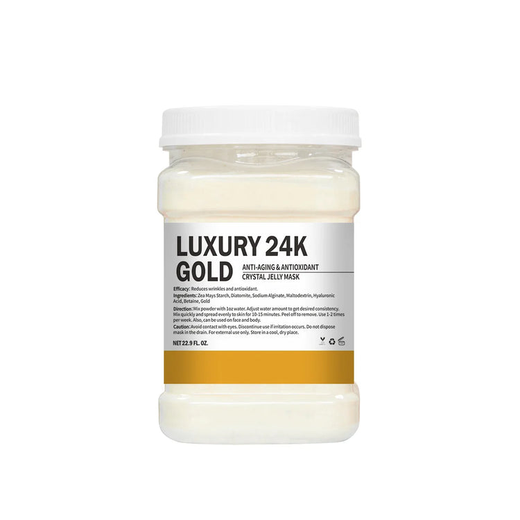650G Enzyme Crystal Facial Mask Powder - Moisturizing Carrot and Rose Petal Jelly Face Care for Dropshipping