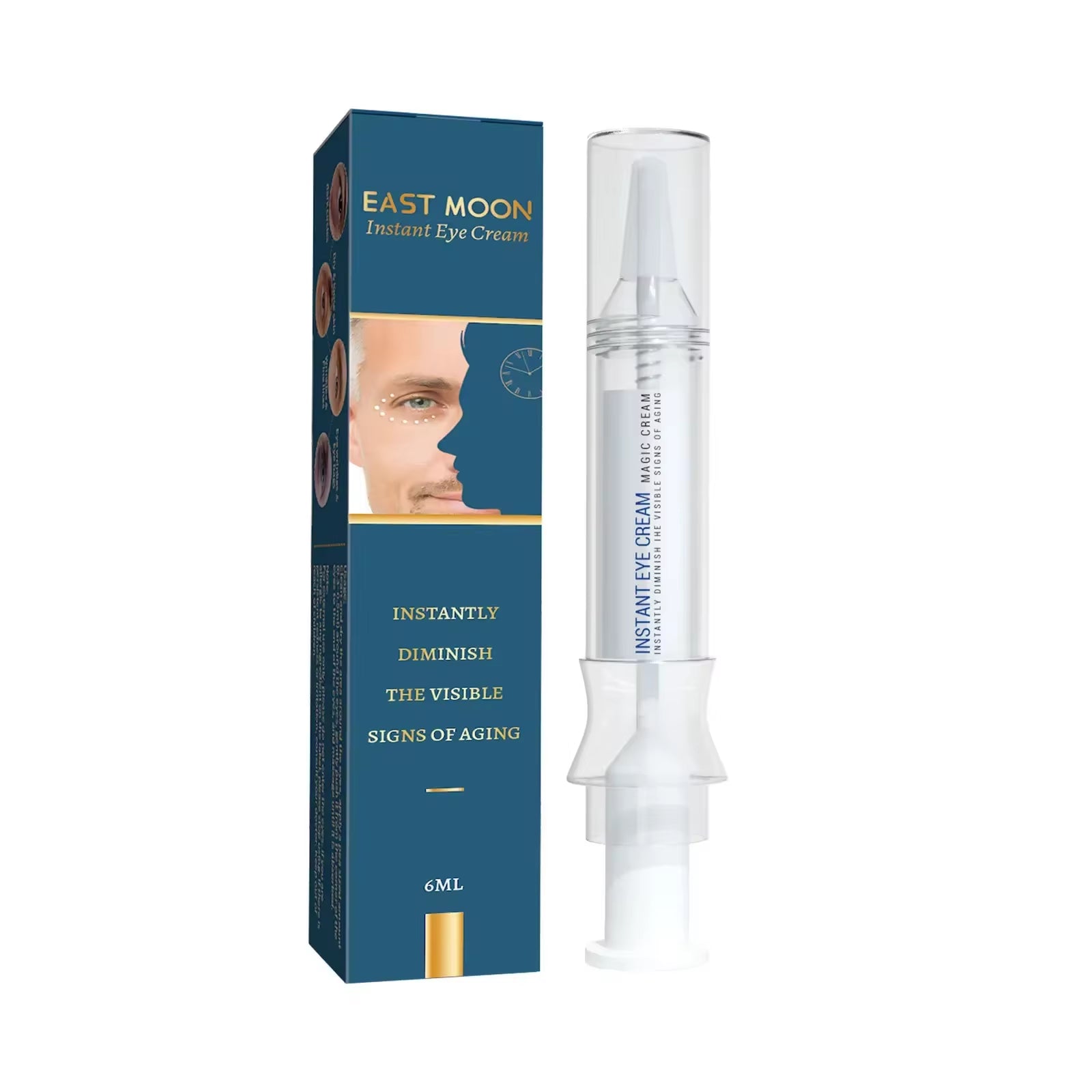 Men's Eye Cream for Dark Circle Reduction, Fine Line Minimization, Puffiness Relief, and Moisturizing Anti-Aging Care