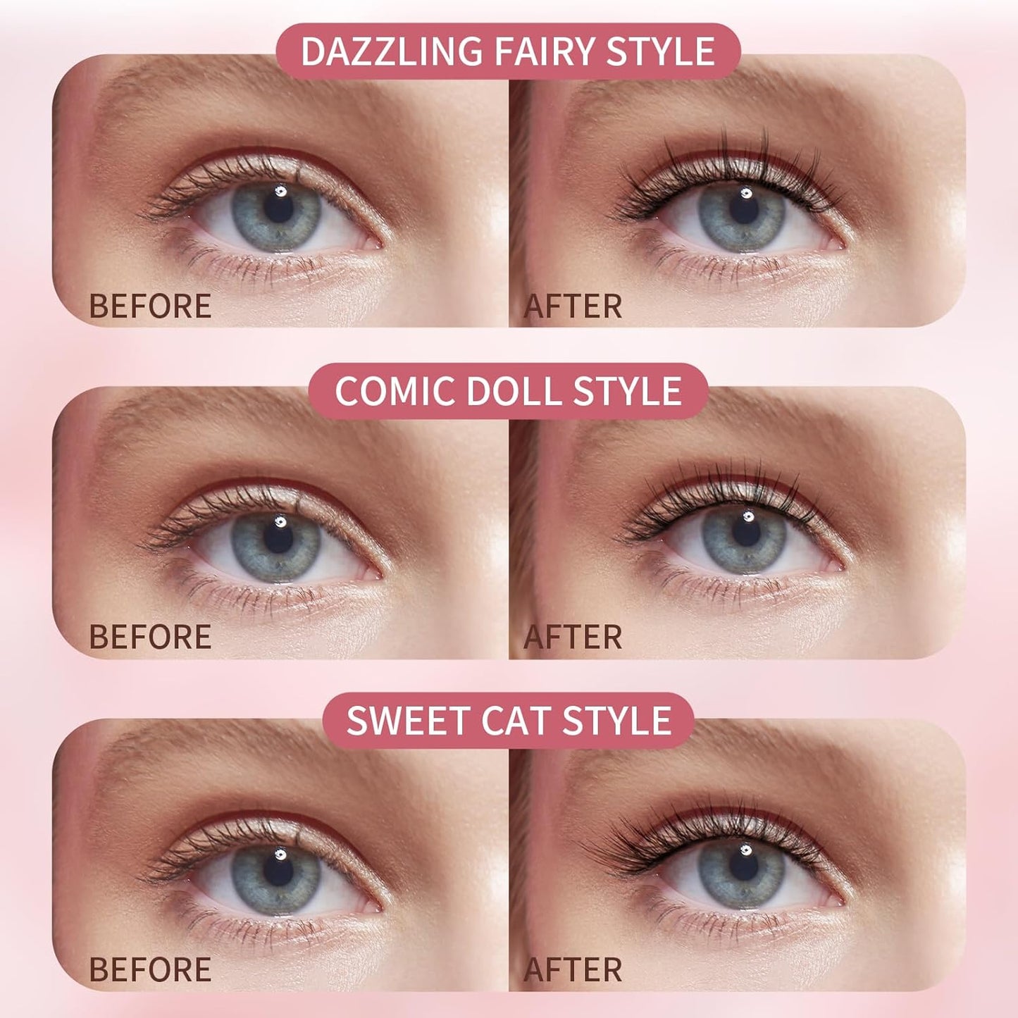 Effortless Beauty: Reusable Magnetic Eyelashes with Applicator for a Natural Look - No Glue, No Eyeliner, Just Stunning Lashes!