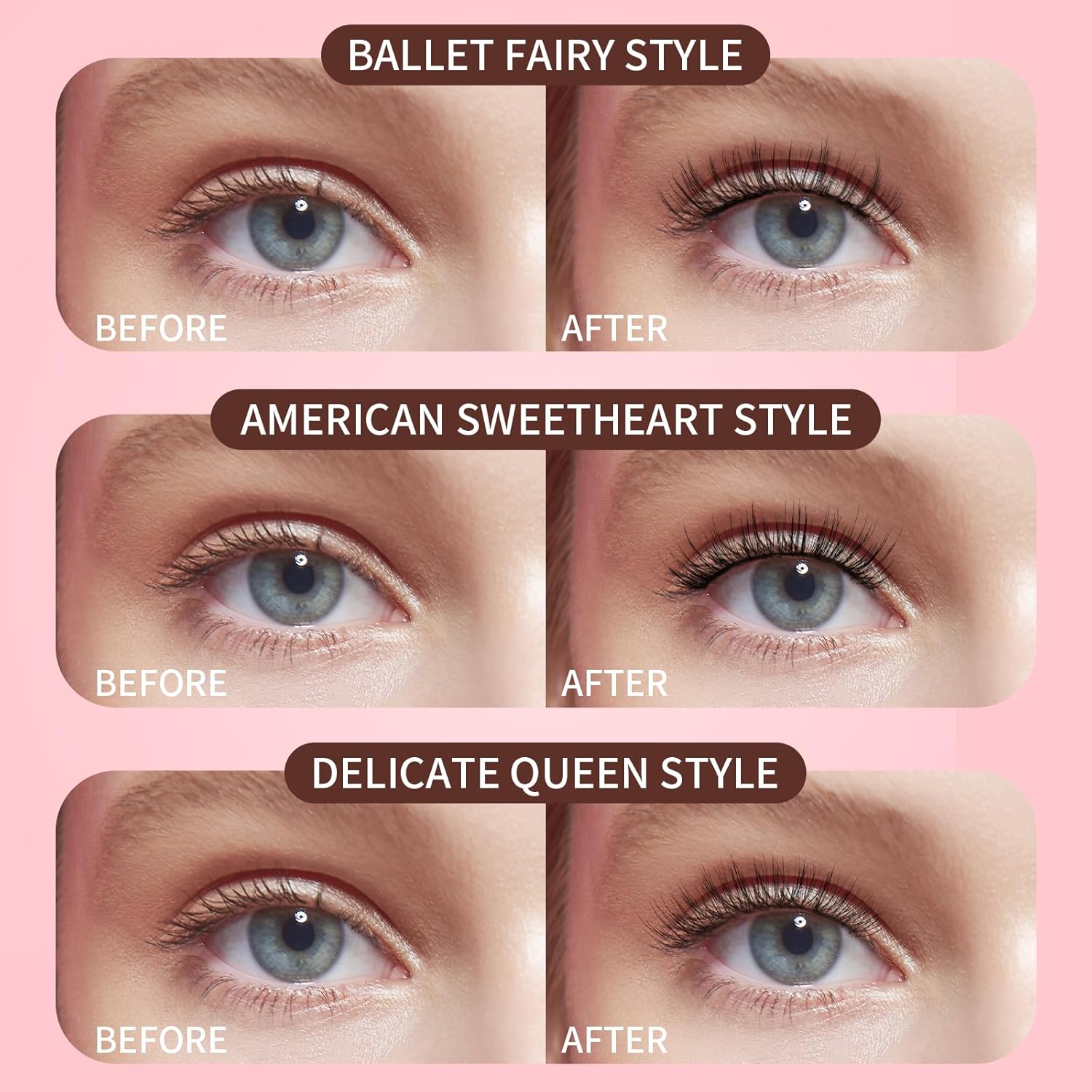 Effortless Beauty: Reusable Magnetic Eyelashes with Applicator for a Natural Look - No Glue, No Eyeliner, Just Stunning Lashes!