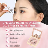 Effortless Beauty: Reusable Magnetic Eyelashes with Applicator for a Natural Look - No Glue, No Eyeliner, Just Stunning Lashes!
