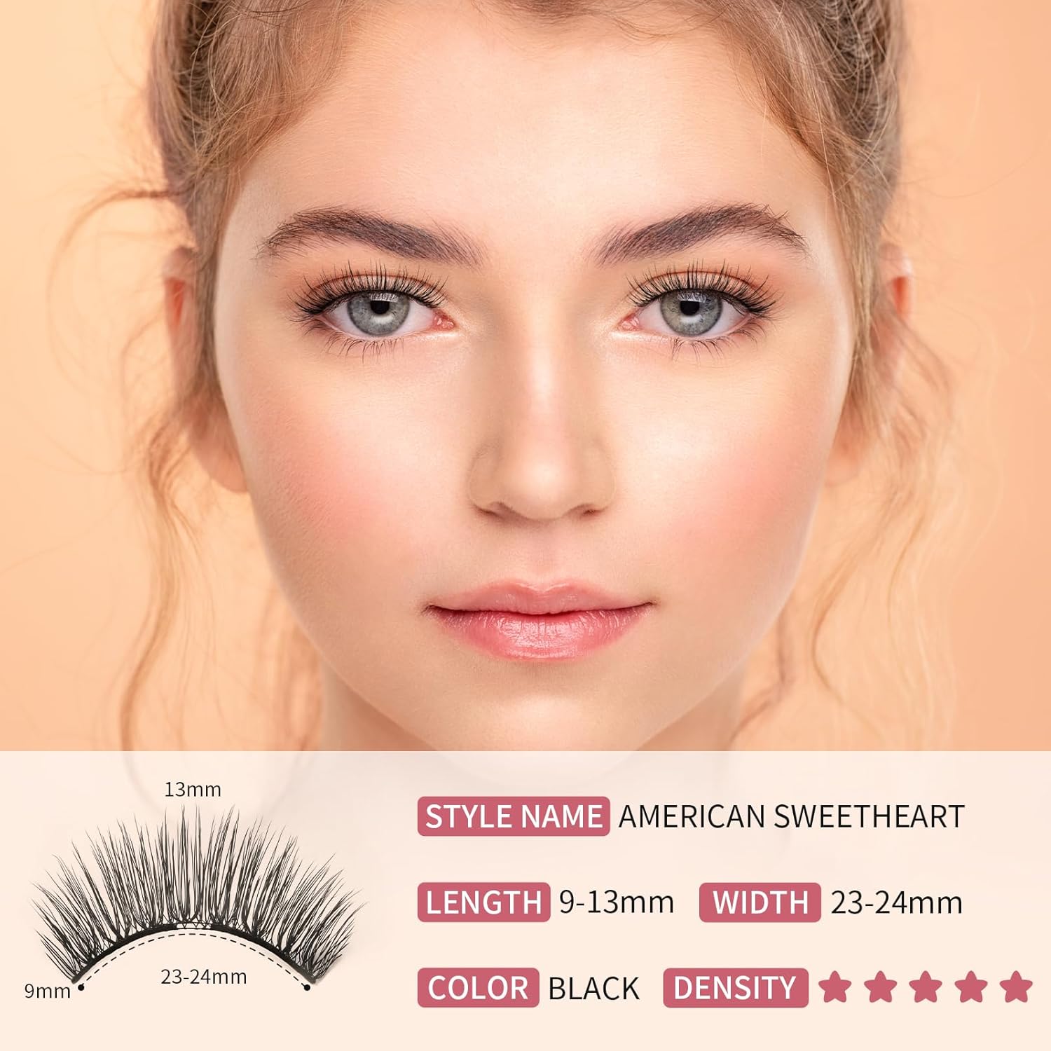 Effortless Beauty: Reusable Magnetic Eyelashes with Applicator for a Natural Look - No Glue, No Eyeliner, Just Stunning Lashes!