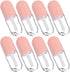 Elevate Your Beauty Routine with 8Pcs Refillable Pink Lip Gloss Tubes - Perfect for DIY Cosmetics and On-the-Go Glam!