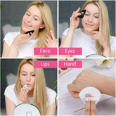 8 PCS Pure Cotton Soft Triangle Wedge Makeup Powder Puffs for Loose Mineral Body Powder, Cosmetic Foundation Sponge Tool (4 Black + 4 White)