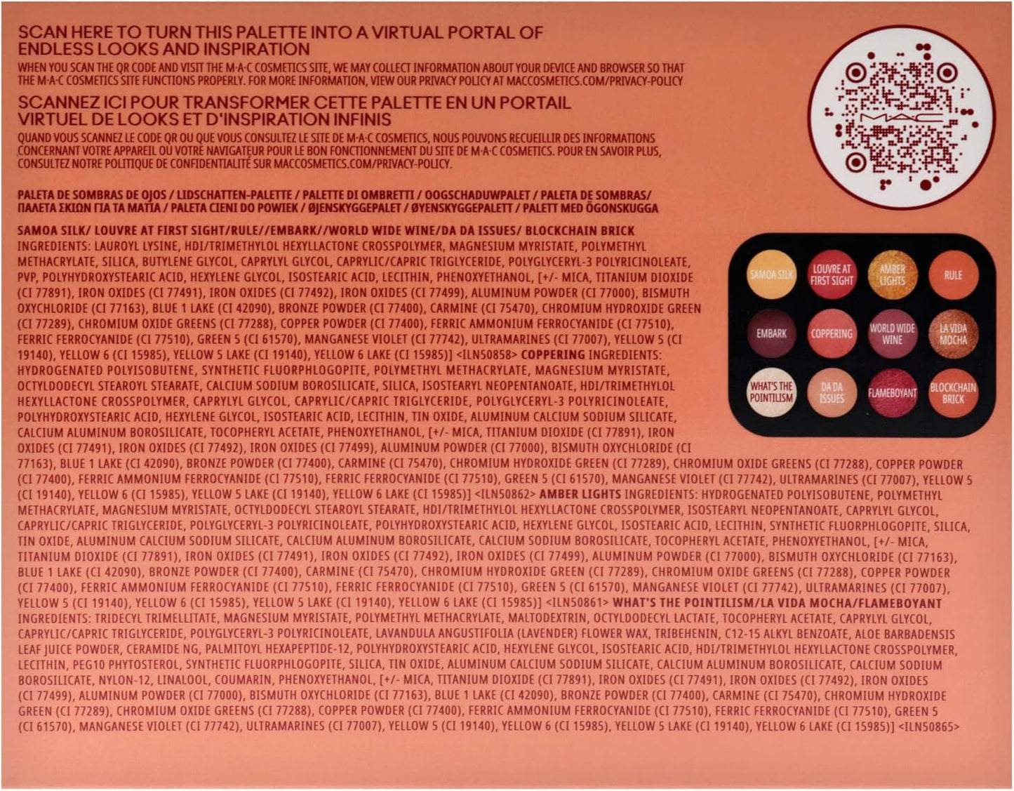 Connect in Colour Eye Shadow Palette - Future Flame Eye Shadow Women 0.43 Oz