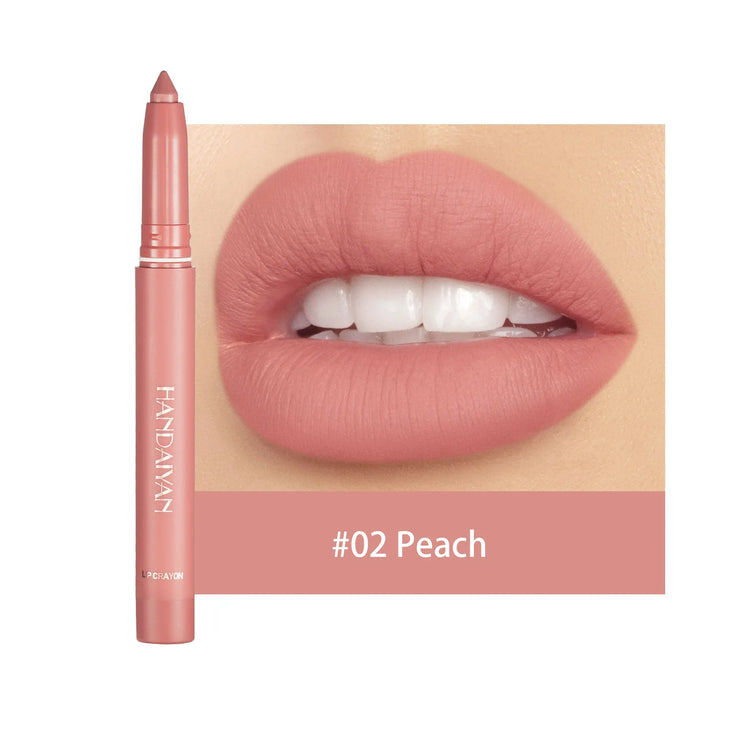 LuxeLip Vault™ by Handayan – 12 Matte Nude & Pink Shades for All-Day Perfection