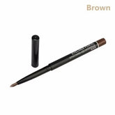 3-Piece Set of Waterproof Retractable Eyeliner Pencils in Black and Brown for Women