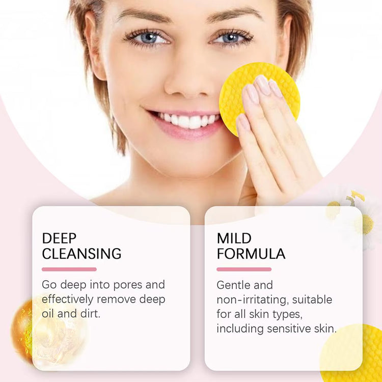 GlowClean™ Kojic Acid & Turmeric Exfoliating Pads – 40/50Pcs Daily Facial Cleansing & Skin Care