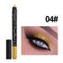 Metallic Purple Eyeshadow Pencil - Glitter Silkworm Liner Pen and Highlighter, Long-Lasting Gold and Blue Cream Eye Shadow Stick for Makeup Application